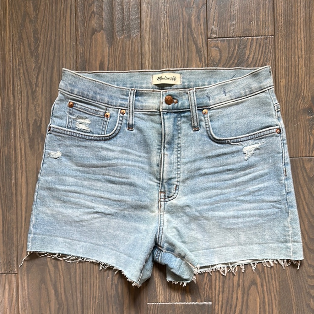 Madewell High Rise Denim Short